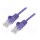 Goobay | CAT 6 | Patch cable | Unshielded twisted pair (UTP) | Male | RJ-45 | Male | RJ-45 | Purple | 0.25 m
